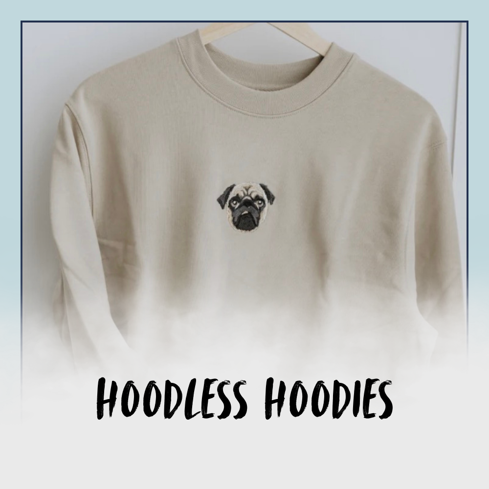 Embroidered Pet Portrait Sweatshirt